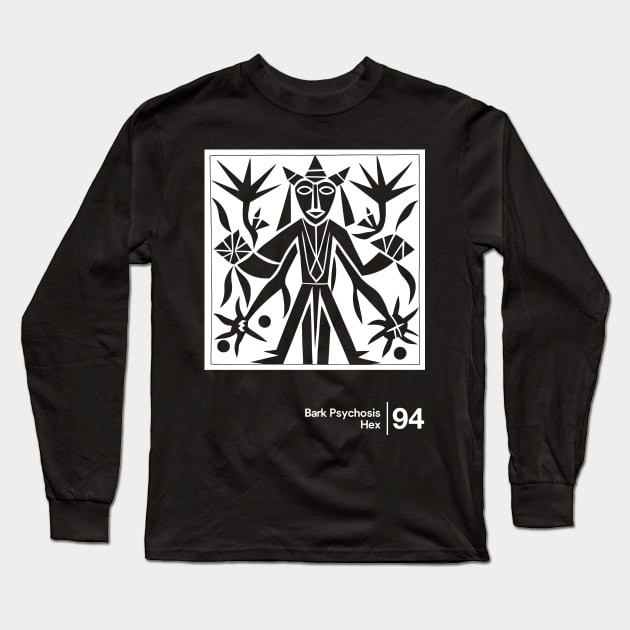 Bark Psychosis - Hex - Minimalist Graphic Artwork Design Long Sleeve T-Shirt by saudade